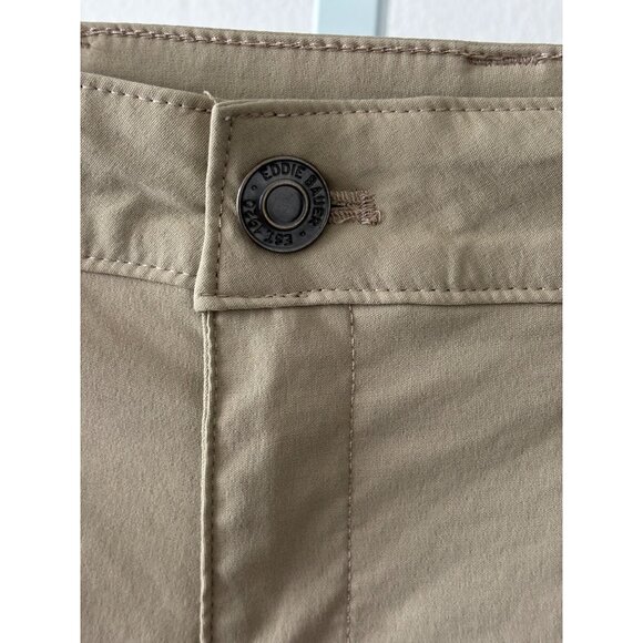 Eddie Bauer Pants 14 Khaki Performance Hiking Quick Dry Mesh Gorpcore Athleisure - Picture 10 of 13